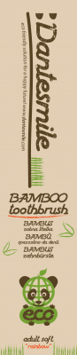 Dantesmile bamboo toothbrush adult design