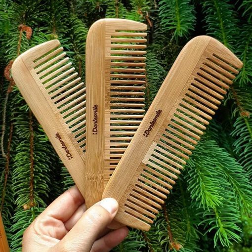 Bamboo hair comb Dantesmile