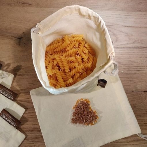 Organic cotton bag for pasta Dantesmile