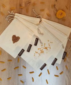 Organic cotton muslin bags Dantesmile for produce